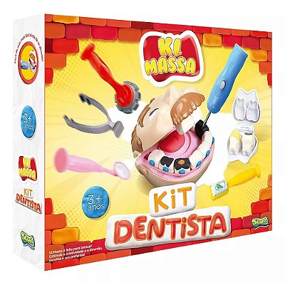 Massinha de Modelar Kit Dentista Ki Massa - Sunny