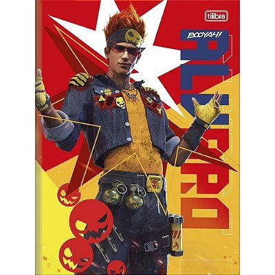 Caderno Brochura Free Fire - Alvaro - 80 Folhas - Tilibra