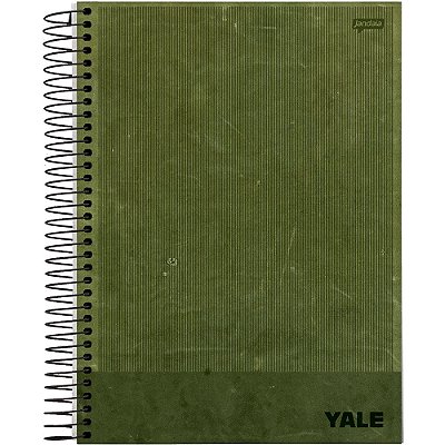 Caderno Espiral Yale - Verde - 80 Folhas - Jandaia