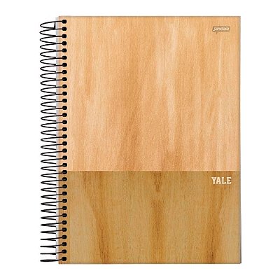 Caderno Espiral Yale - Amarelo - 80 Folhas - Jandaia