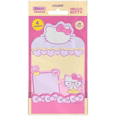Bloco Adesivo Hello Kitty Camadas - Leo&Leo