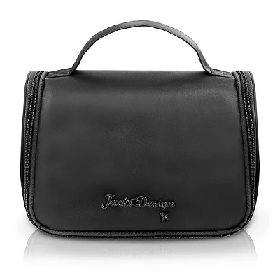Necessaire de Viagem com Gancho - Preto - Jacki Design