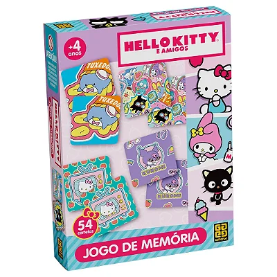 Jogo de Memória Hello Kitty e Amigos - Grow