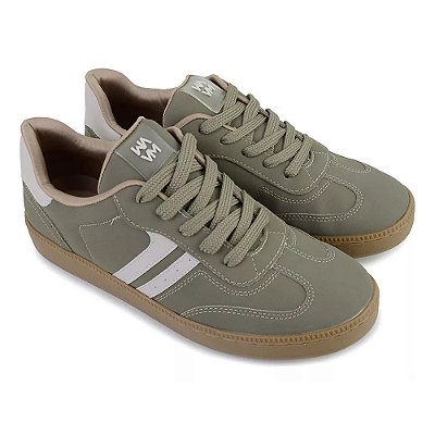 Tênis Feminino Casual - Verde Musgo - Via Marte