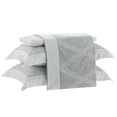 Jogo de Cama Satinee Acetinado Donat Queen - 300 Fios - Kacyumara
