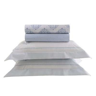 Jogo de Cama Vida Bela Solteiro 200 fios - Kiani - Kacyumara