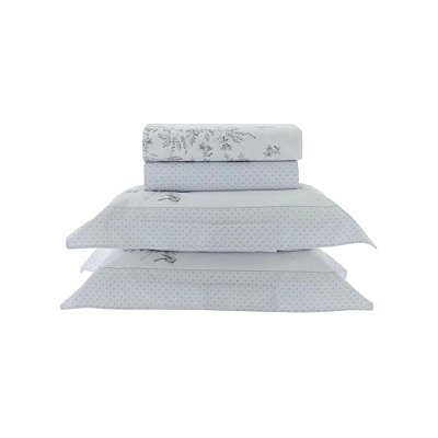 Jogo de Cama Vida Bela Casal 200 Fios - Elegancy - Kacyumara