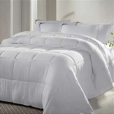 Edredom Toque de Pétalas Queen - Branco - Kacyumara