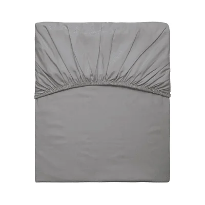 Lençol Com Elástico Satinee Casal 300 Fios - Silver - Kacyumara