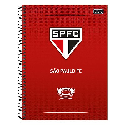 Caderno São Paulo - Vermelho - 160 Folhas - Tilibra
