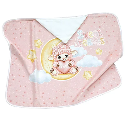 Toalha de Banho Com Capuz Velour - Sweet Dreams - Döhler