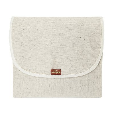 Trocador Portátil Linho - Bege - Batistela Baby