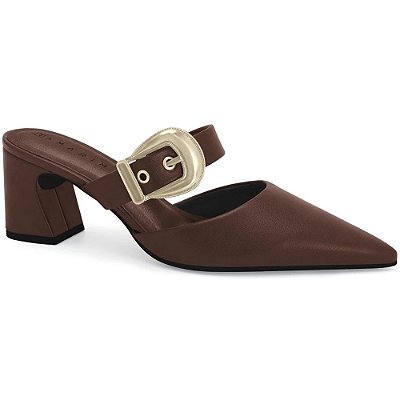 Mule Feminino Salto Bloco - Rum - Ramarim