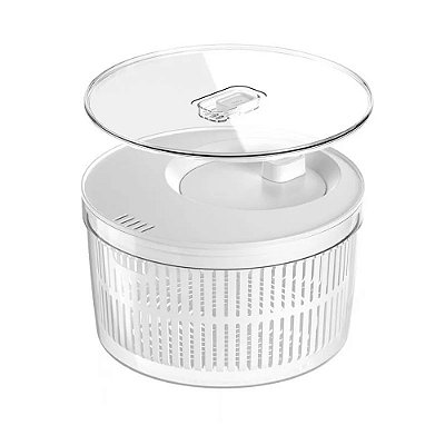 Conjunto Secador e Organizador Clear Flesh 5,5 Litros - Ou