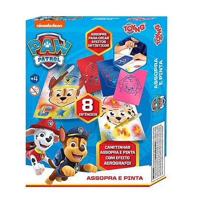 Conjunto De Pintura Patrulha Canina Assopra e Pinta - Toyng