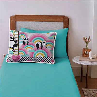 Conjunto de Cama Infantil Solteiro 2 Peças - Love Panda - Vivaldi Kids
