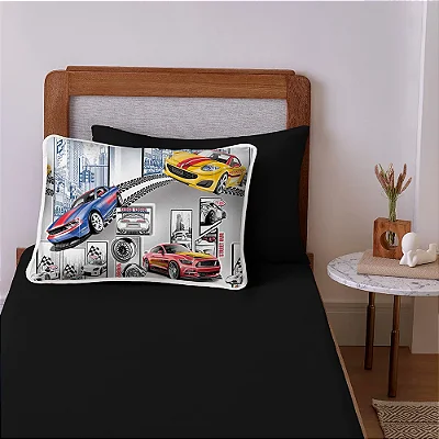 Conjunto de Cama Infantil Solteiro 2 Peças - Race - Vivaldi Kids