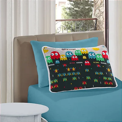 Conjunto de Cama Infantil Solteiro 2 Peças - Game On - Vivaldi Kids