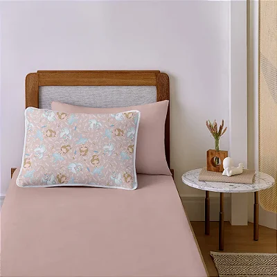 Jogo de Cama Infantil Malha Premium - Solteiro - Ballerine - 2 Peças - Vivaldi