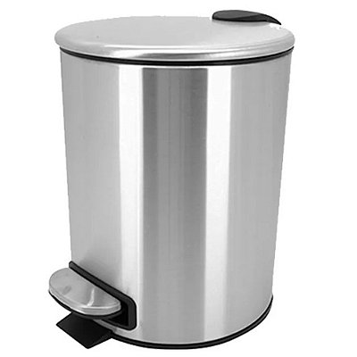Lixeira com Pedal Aço Inox 5 Litros  – Mimo Style