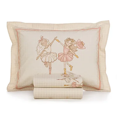 Jogo de Cama Infantil 200 Fios Casal - Daisy - Karsten