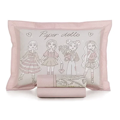 Jogo de Cama Infantil 200 Fios Solteiro - Bia - 3 Peças - Karsten
