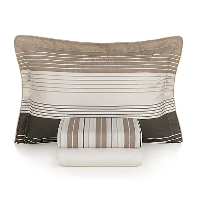 Jogo de Cama Solteiro 200 Fios - Damier - Karsten
