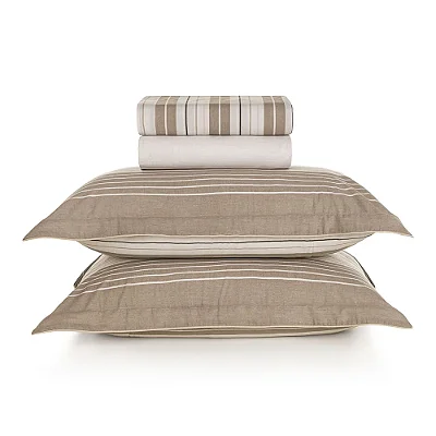 Jogo de Cama Casal 200 Fios - Damier - Karsten