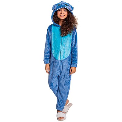 Macacão Infantil Manga Longa Fleece Stitch - Fakini