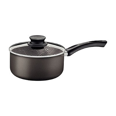 Panela com Tampa de Vidro Paris 16cm - Chumbo - Tramontina