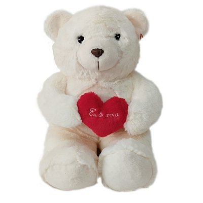Pelúcia Urso Love Coração 30cm - Lovely Toys
