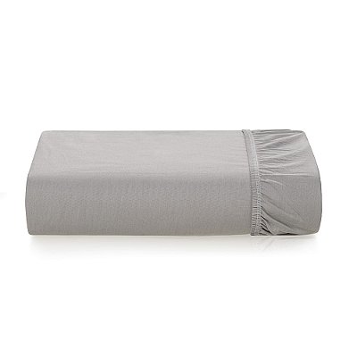 Lençol Com Elástico Liss King - Titânio - Karsten