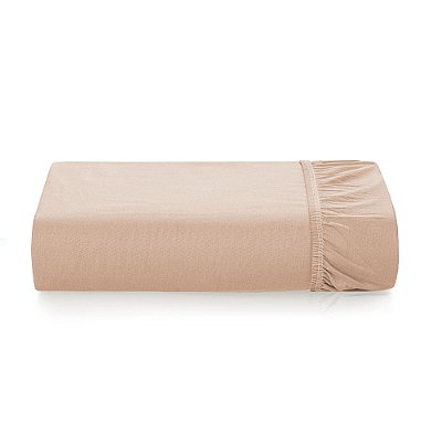 Lençol Com Elástico Liss Casal - Rose - Karsten