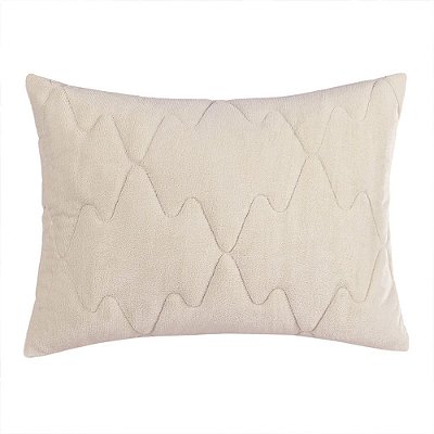 Porta Travesseiro Blend Comfort Plush  - Bege Porcelana - Altenburg