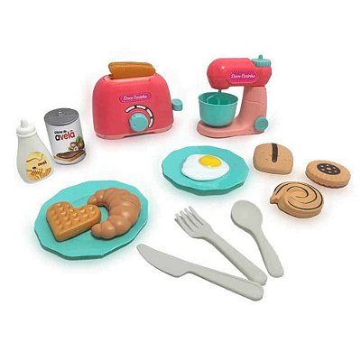 Conjunto Doce Cozinha + Torradeira e Batedeira - Cardoso Toys