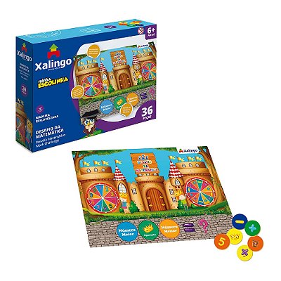 Jogo Desafio de Matemática Infantil Minha Escolinha -  Xalingo