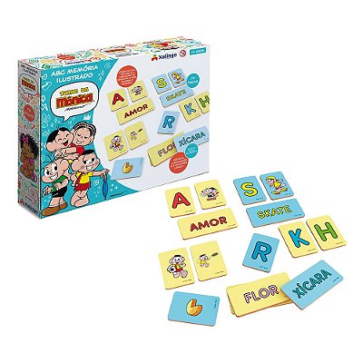 Jogo da Memória ABC Turma da Mônica - Xalingo