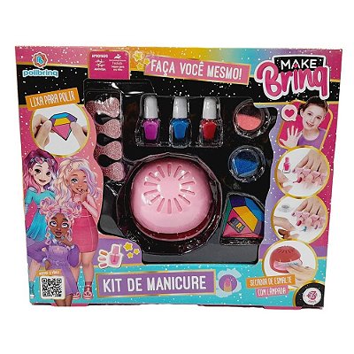 Kit Manicure Infantil Make Brinq - Polibrinq
