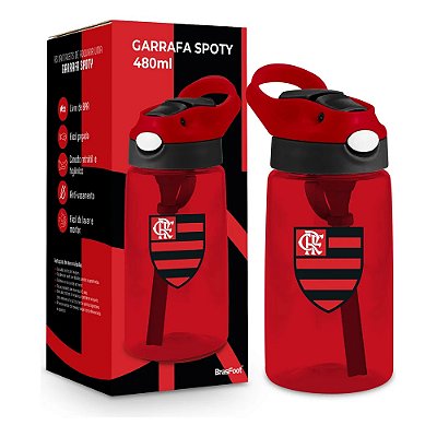 Garrafa Spoty - 480ml - Flamengo - Brasfoot