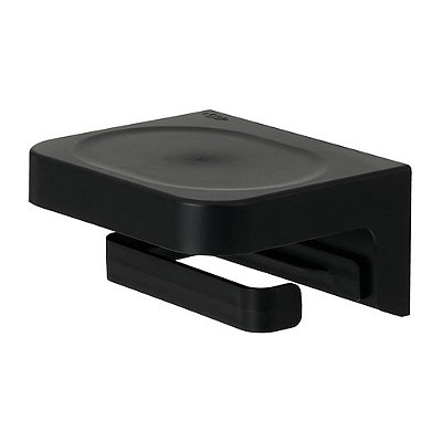 Porta Papel Higiênico de Parede Eleve - Preto - Ou