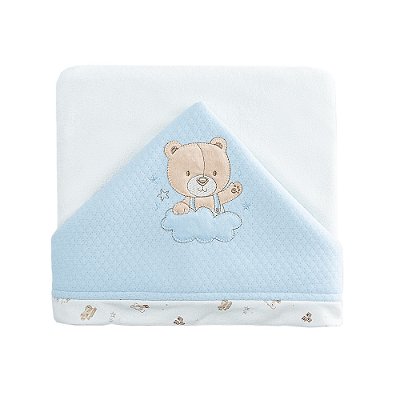 Toalha de Banho Infantil Sweet Dreams - Azul - Hug