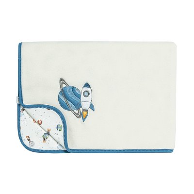 Manta de Soft Primeira Jornada - Azul Nimbus - Hug