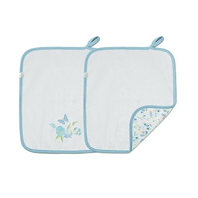 Conjunto de Babadores Serena - Azul - 2 Unidades - Hug