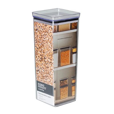 Pote Hermético Lumini Quadrado - 3.500ml - Paramount