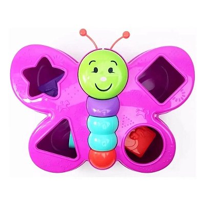 Borboleta Espoleta - Rosa - Calesita