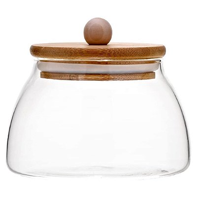 Pote de Vidro com Tampa Ecokitchen 500ml - Mimo Style