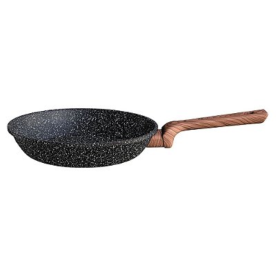 Frigideira ColorStone Wooden 26 cm - Preta - Euro Home