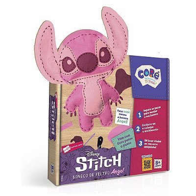 Boneco de Feltro Fazendo Arte Stitch - Angel - Coré
