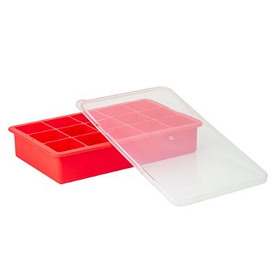 Forma de Gelo de Silicone com Tampa 15 Cubos - Mimo Style