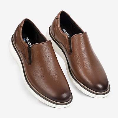 Sapato Masculino Slip On Havana Full - Conhaque - Ferracini
